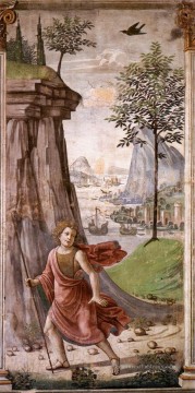  florence - Saint Jean Baptiste dans le désert Renaissance Florence Domenico Ghirlandaio